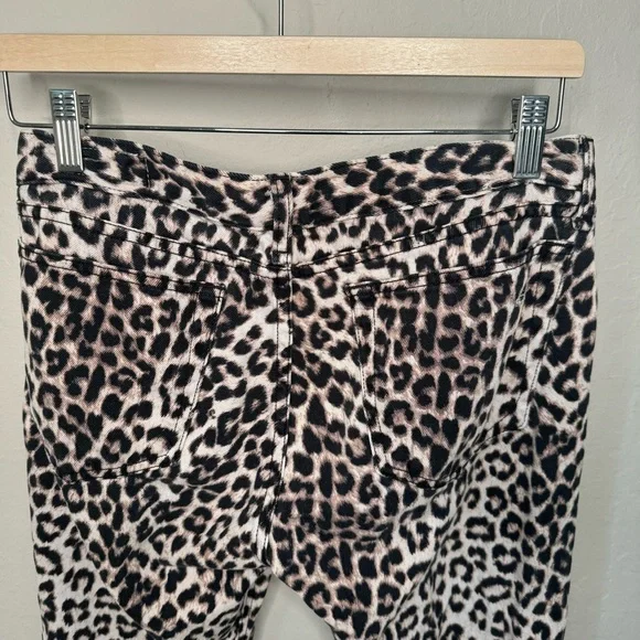 RAG & BONE Boyfriend Jeans Snow Leopard Print Mid-Rise Loose Fit Ankle Denim 27 - Picture 10 of 13